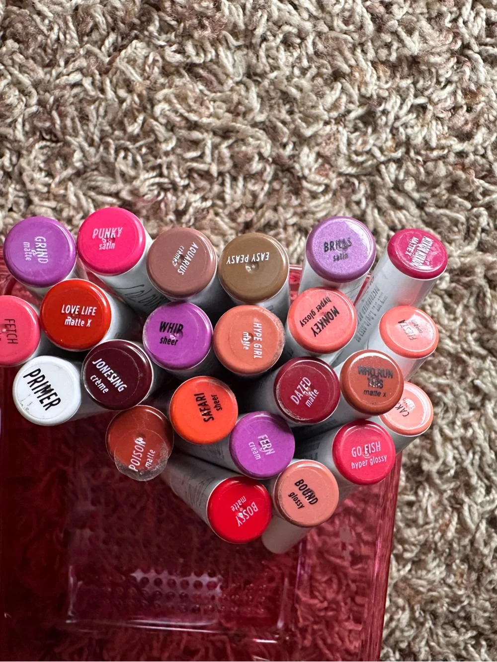Colourpop Lipstick & Liner Set in Pink, Red, Nude, Coral